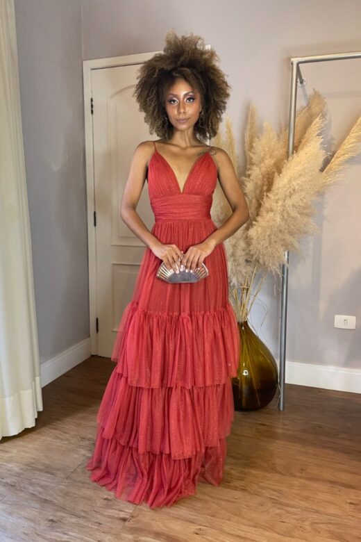 VESTIDO BETINA TERRACOTA