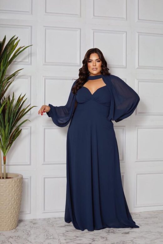 VESTIDO VITÓRIA MARINHO