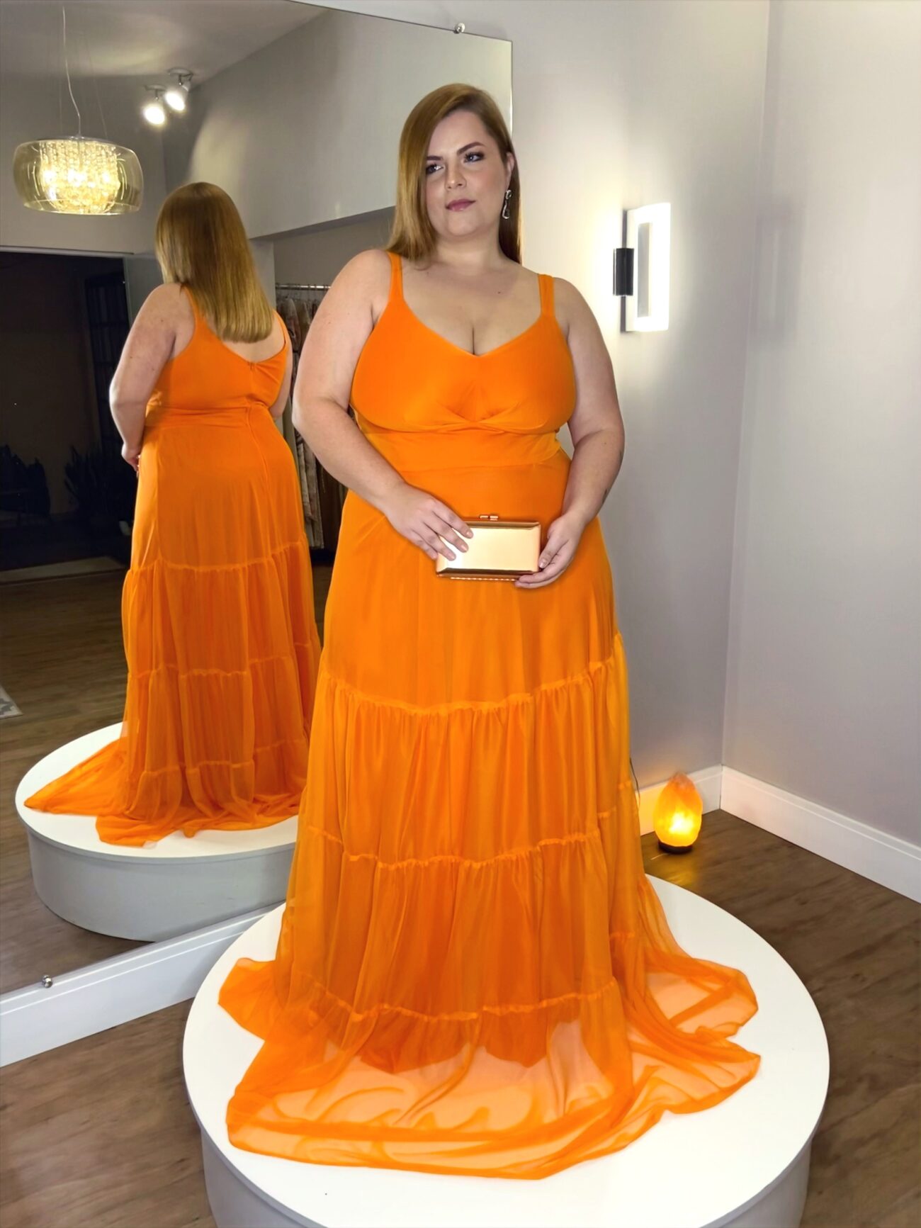 VESTIDO DÓRIS LARANJA