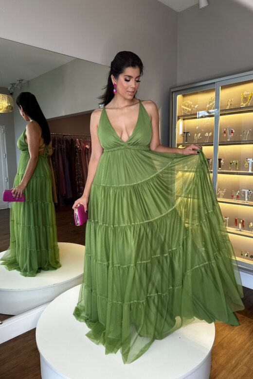 VESTIDO FOREST OLIVA