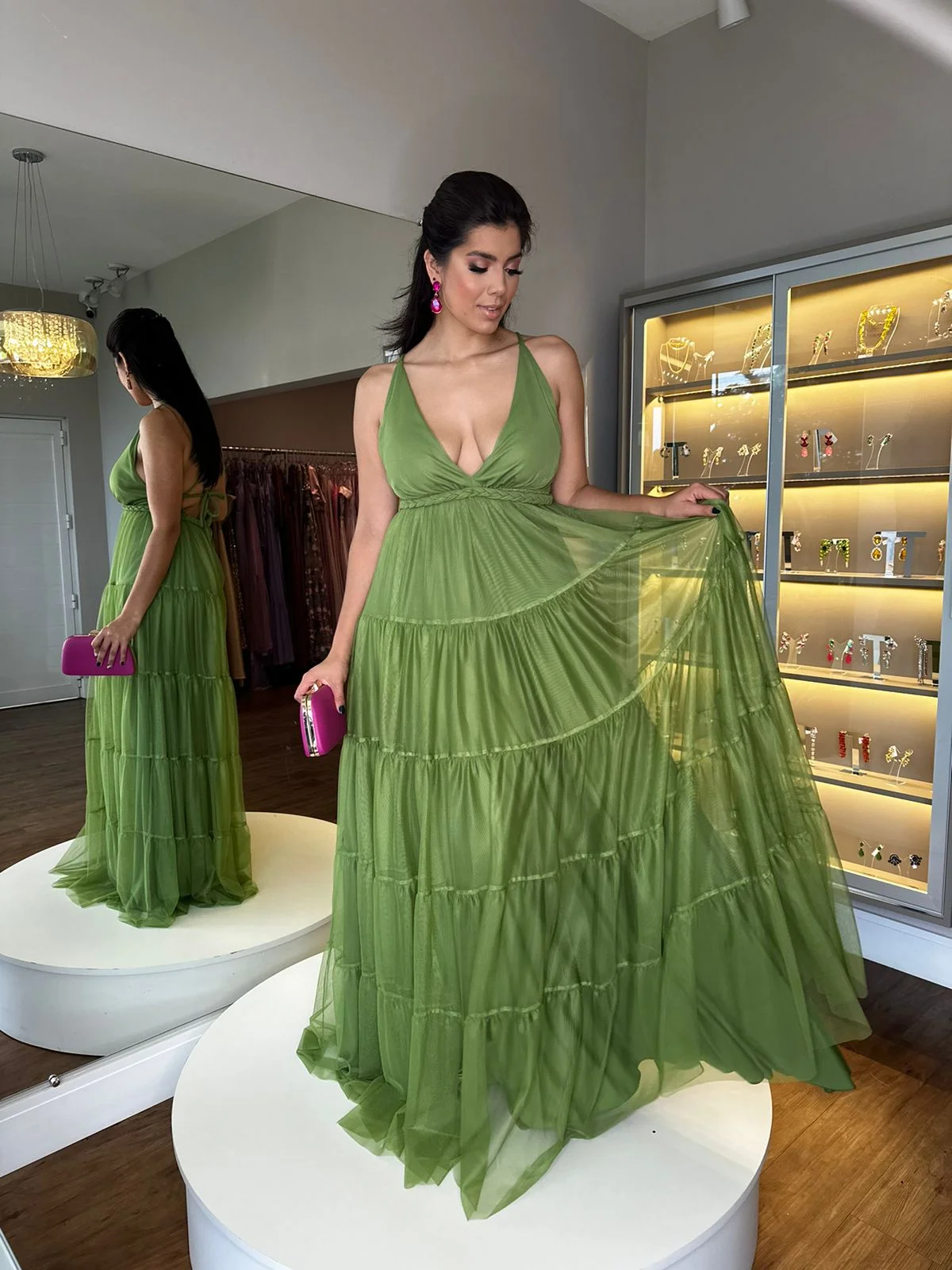 VESTIDO FOREST OLIVA