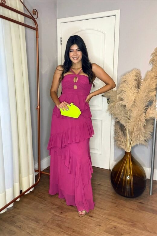 VESTIDO ANITA FÚCSIA