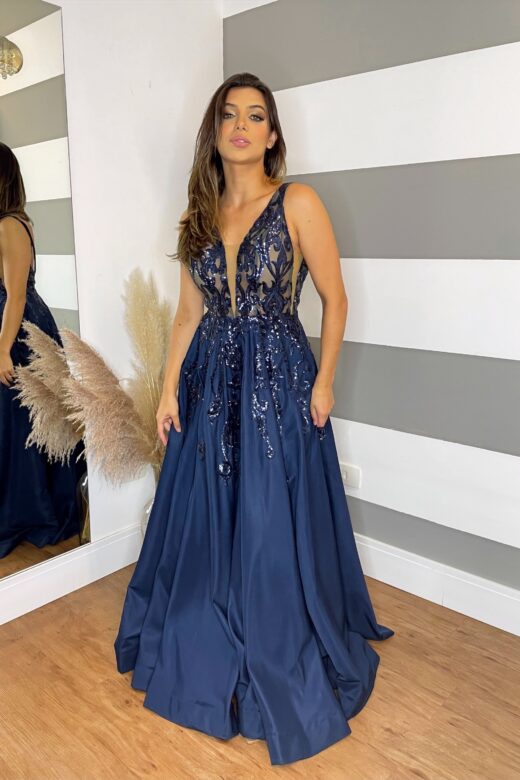VESTIDO BERLIM AZUL