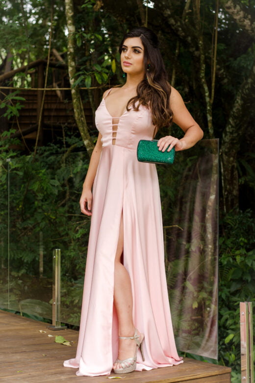 VESTIDO ROSÉ CRYSTALLE VESTIDO ROSÉ CRYSTALLE