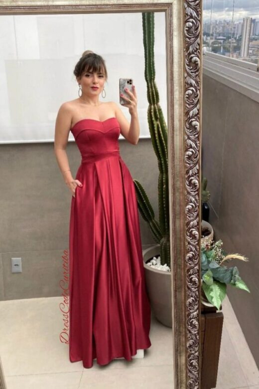 VESTIDO MARESSA MARSALA VESTIDO MARESSA MARSALA