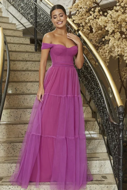 VESTIDO DAISY FÚCSIA