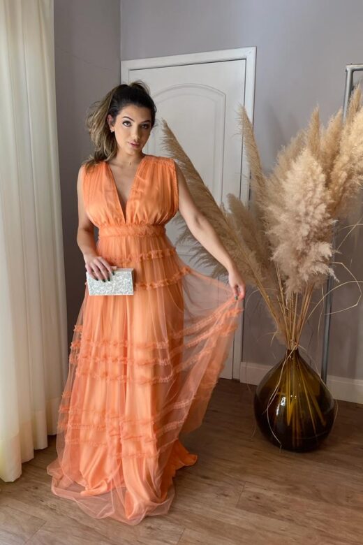 VESTIDO SERENA LARANJA