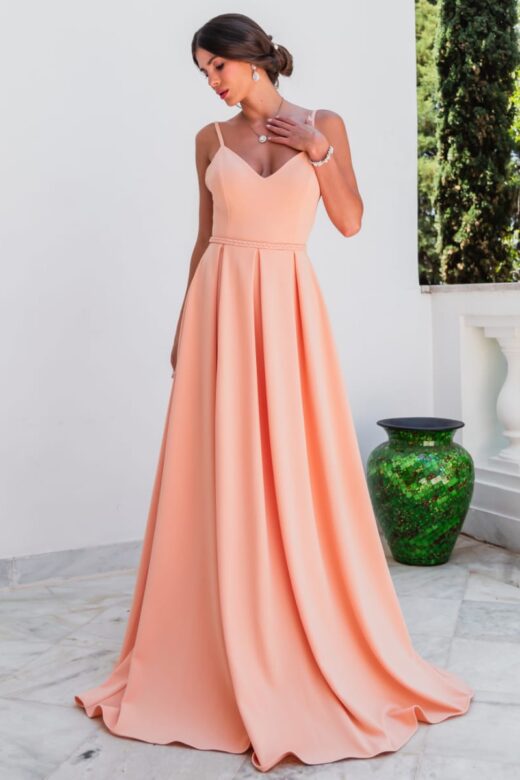 VESTIDO CHARLOTTE PÊSSEGO