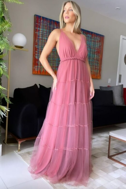 VESTIDO FOREST CANELA