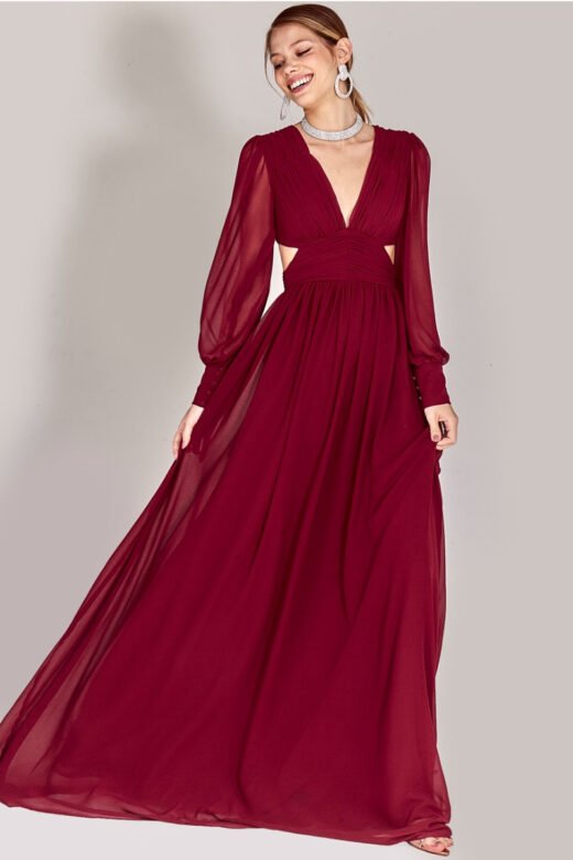 VESTIDO MONACO MARSALA