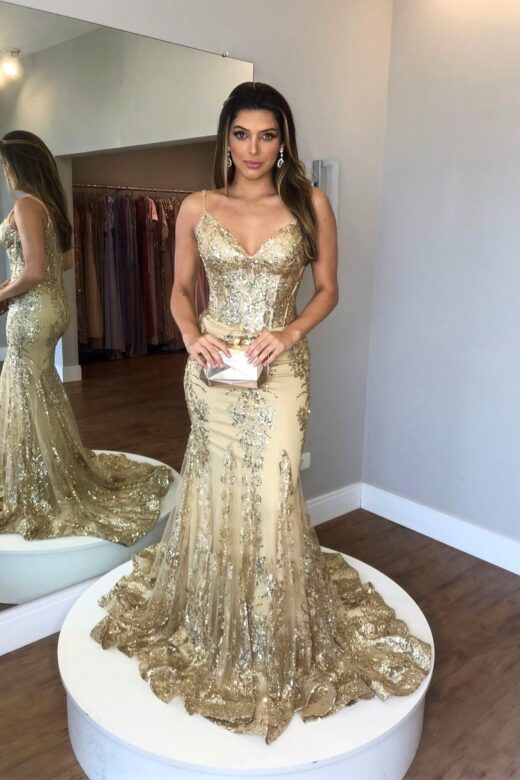 VESTIDO GRETA DOURADO