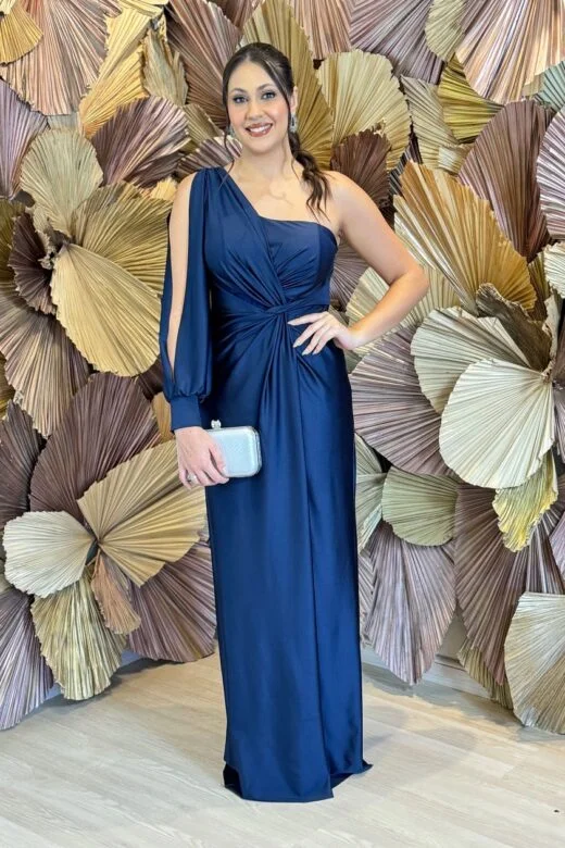 VESTIDO JUSTINE MARINHO