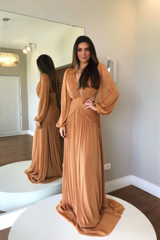 VESTIDO MONICA TERRACOTA