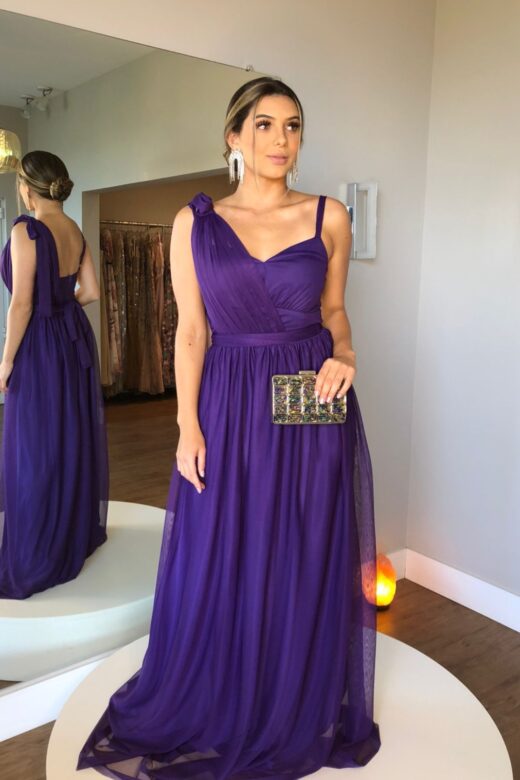 VESTIDO ESTER ROXO