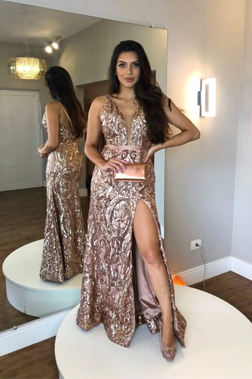 VESTIDO PAOLA ROSÉ