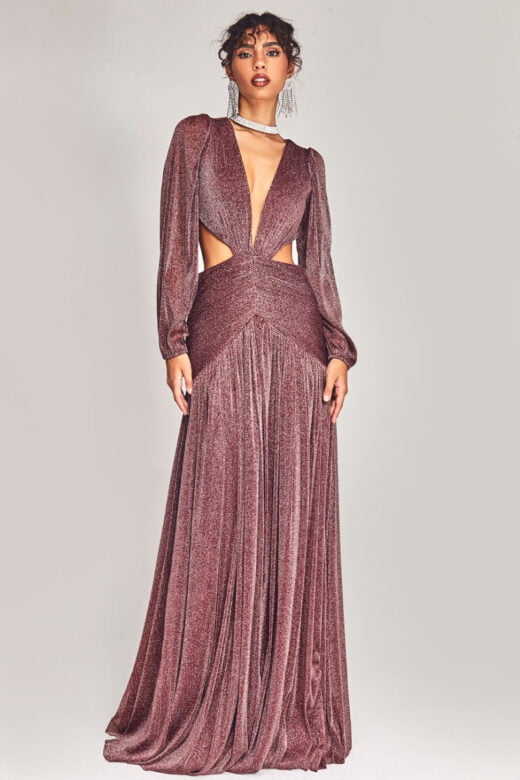 VESTIDO MONICA MARSALA