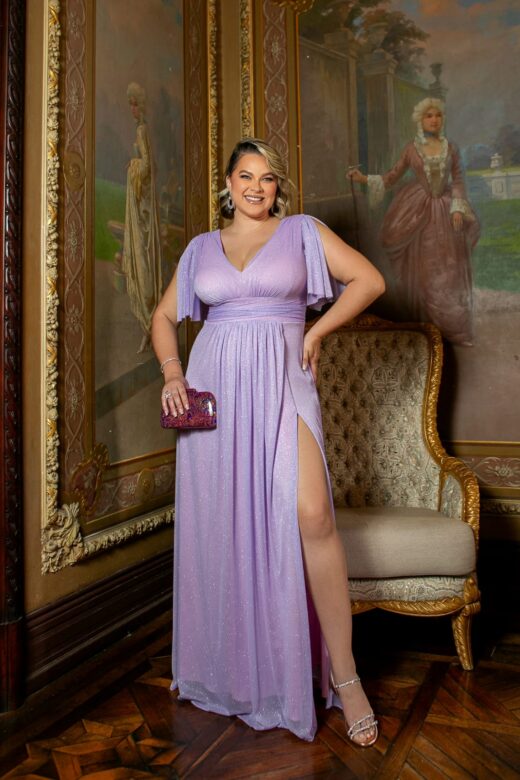 VESTIDO DONATELA LILÁS