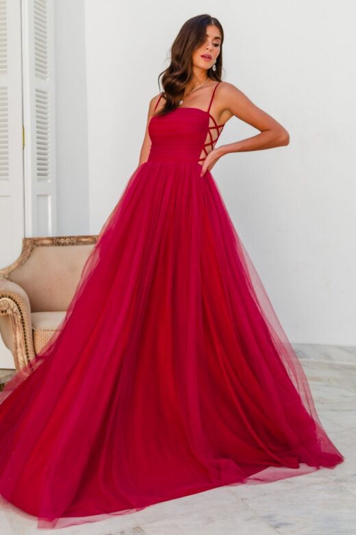 VESTIDO YARA MARSALA