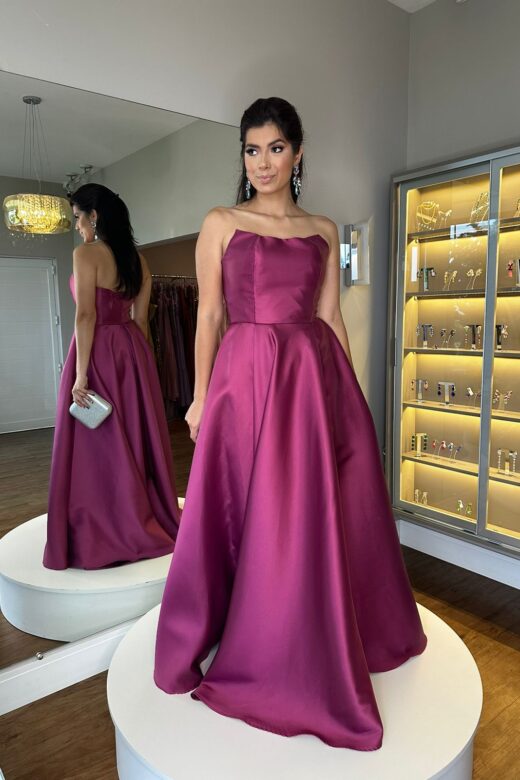 VESTIDO CATARINA FÚCSIA