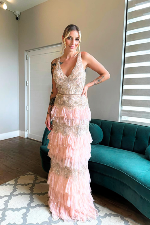 VESTIDO TAÍSE ROSA