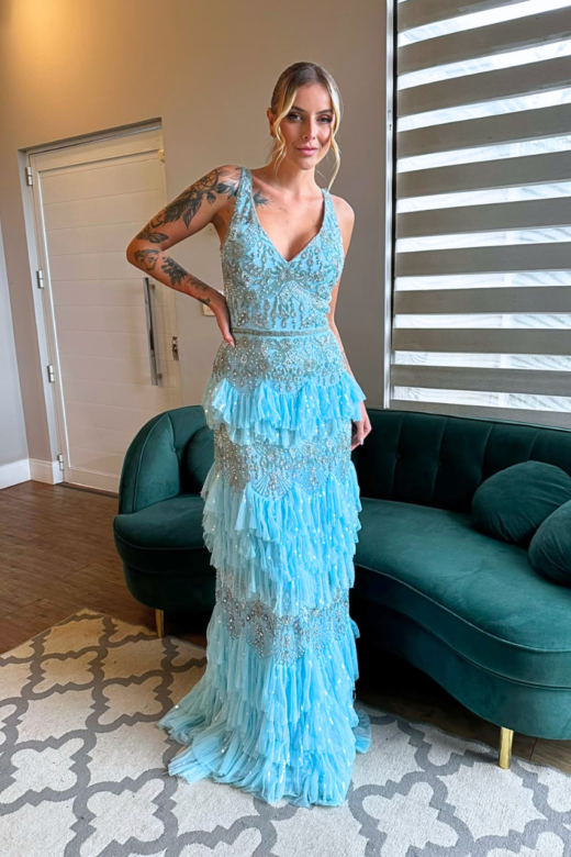 VESTIDO TAÍSE AZUL
