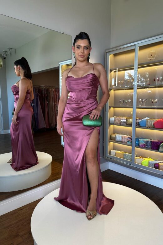 VESTIDO ÔNIX CANELA