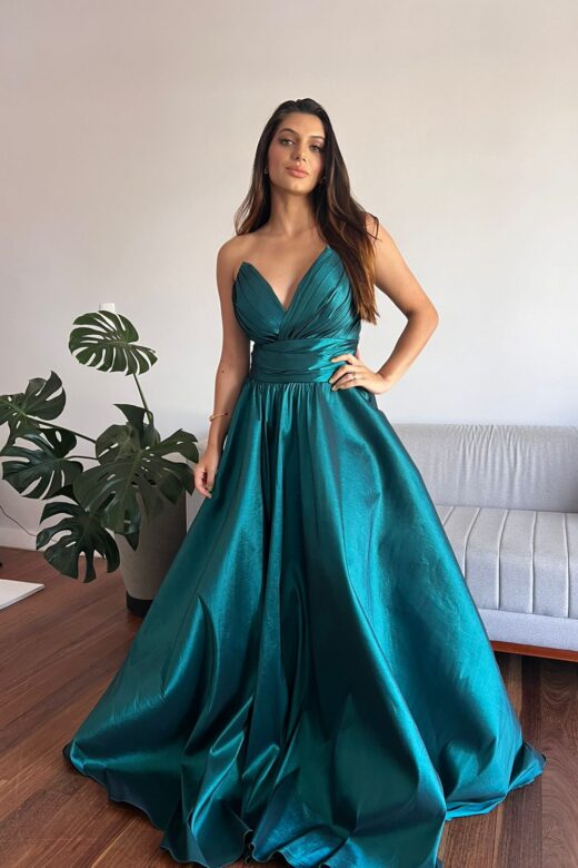 VESTIDO ALINE VERDE