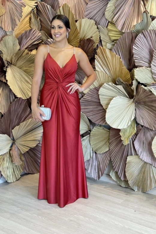 VESTIDO SILVANA VERMELHO