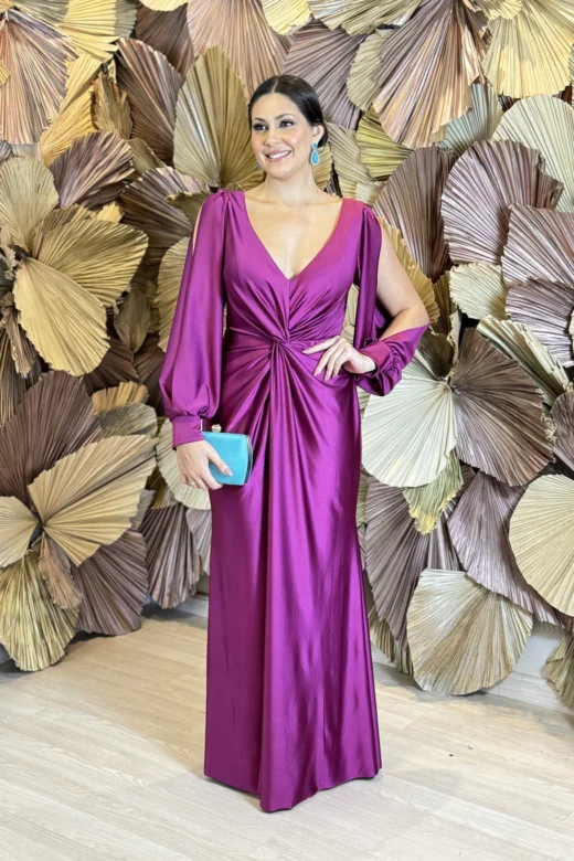 VESTIDO DIANA ROXO