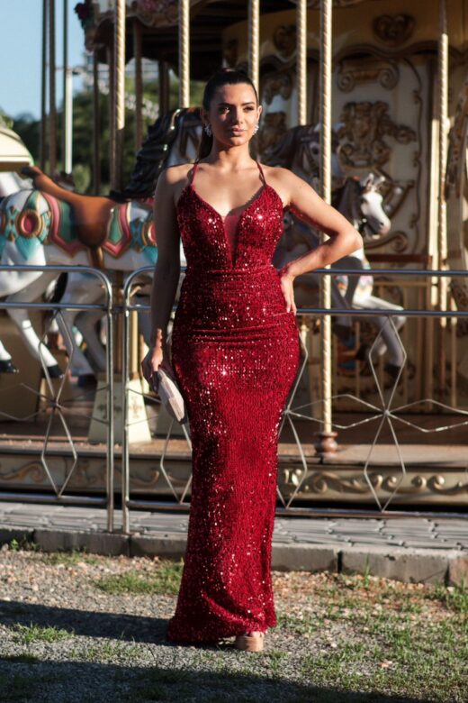 VESTIDO DAFNE VERMELHO