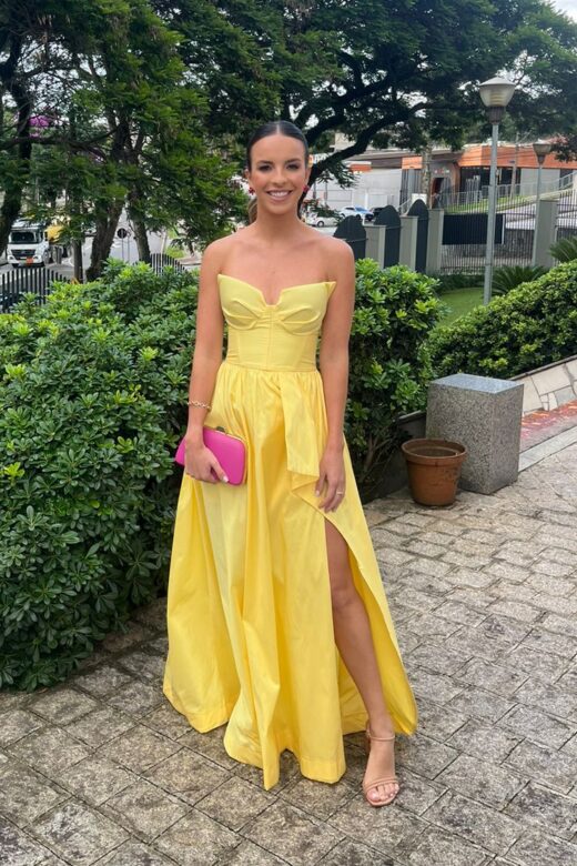 VESTIDO SOLANGE AMARELO