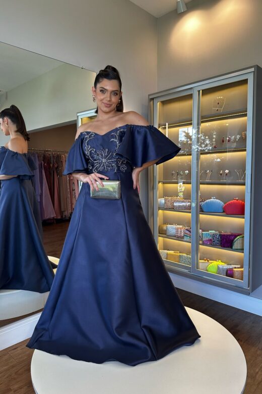 VESTIDO ANNE MARINHO