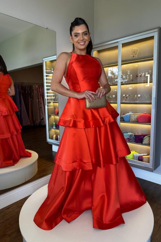 VESTIDO LOUISE LARANJA