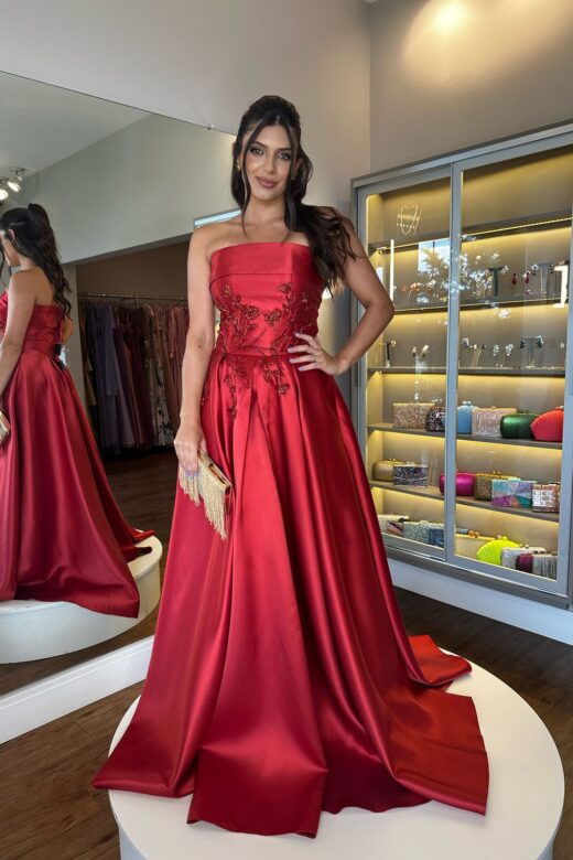 VESTIDO ANANDA VERMELHO