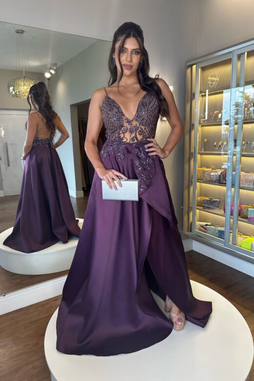 VESTIDO AUDREY ROXO