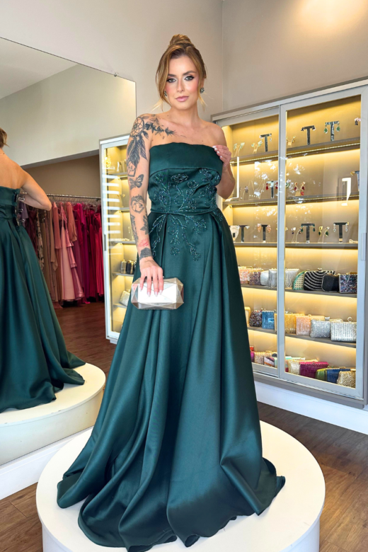 VESTIDO ANANDA VERDE