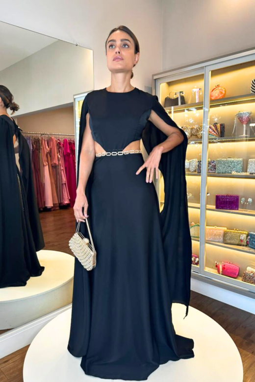 VESTIDO ANTONELLA PRETO VESTIDO ANTONELLA PRETO