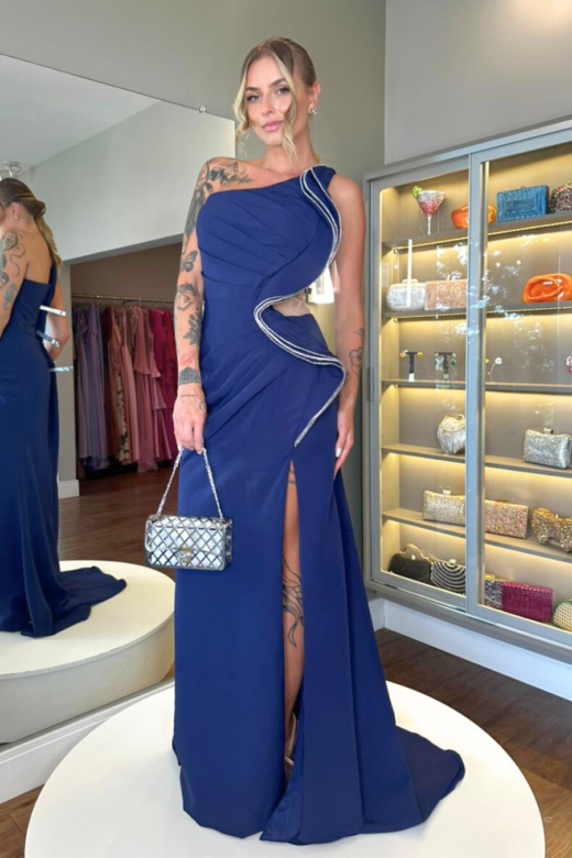 VESTIDO CAETANA AZUL