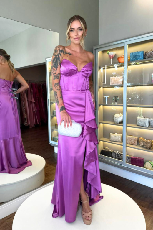 VESTIDO BIANCA FÚCSIA