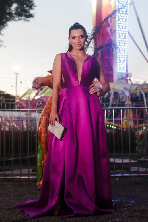 VESTIDO IVY ROXO