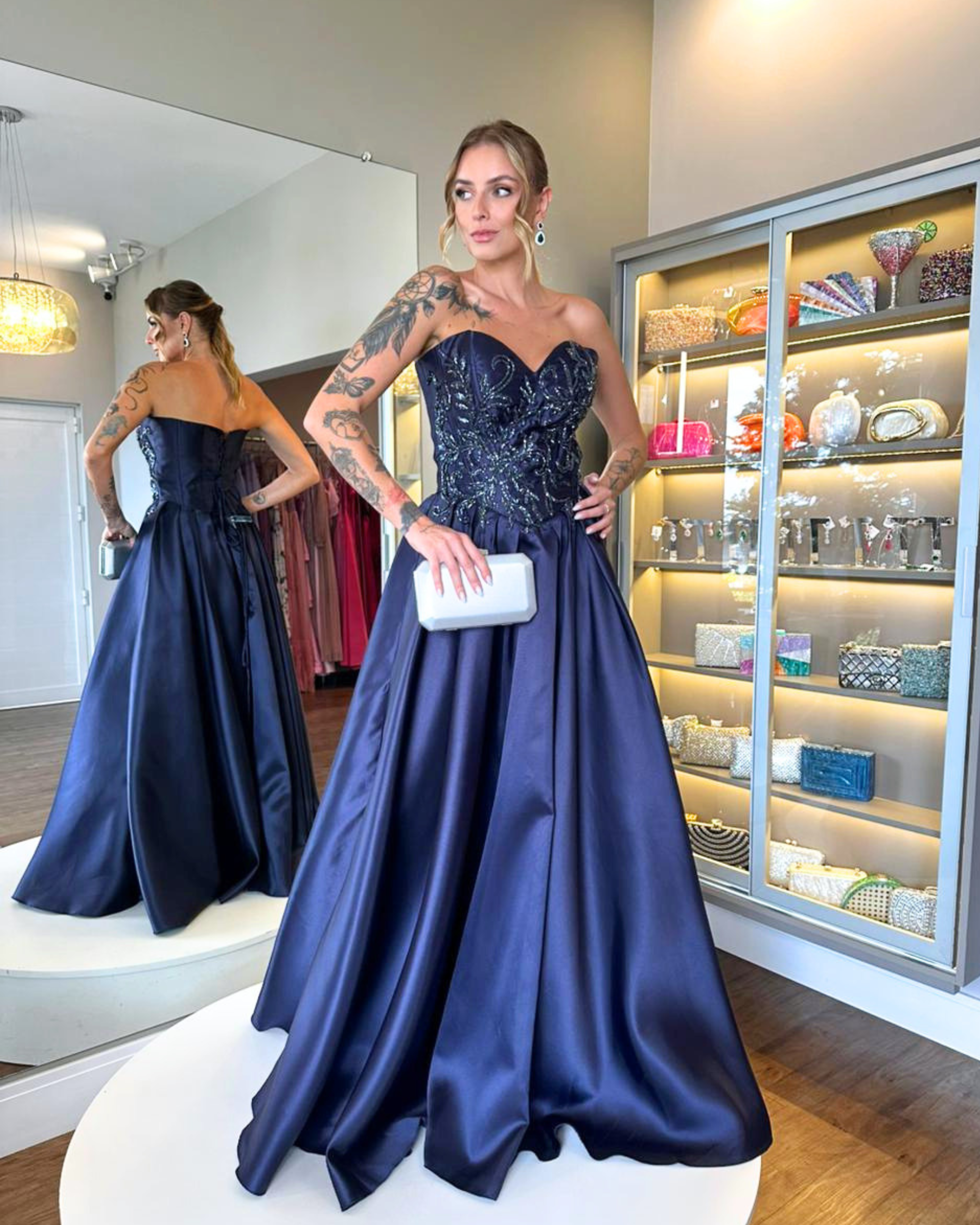 VESTIDO MIRELLE MARINHO VESTIDO MIRELLE MARINHO