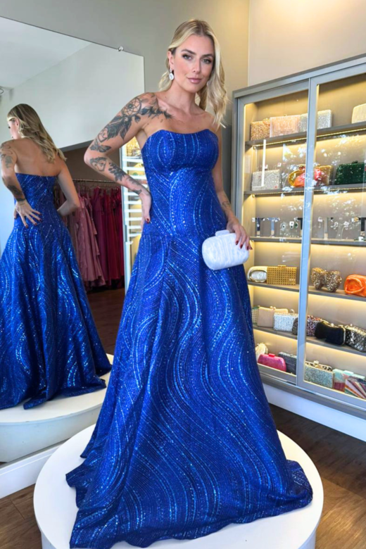 VESTIDO COBALTO