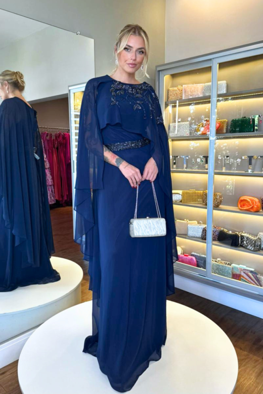 VESTIDO LEONOR MARINHO