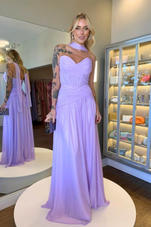 VESTIDO EUDORA LILÁS
