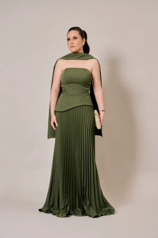 VESTIDO PERSA OLIVA
