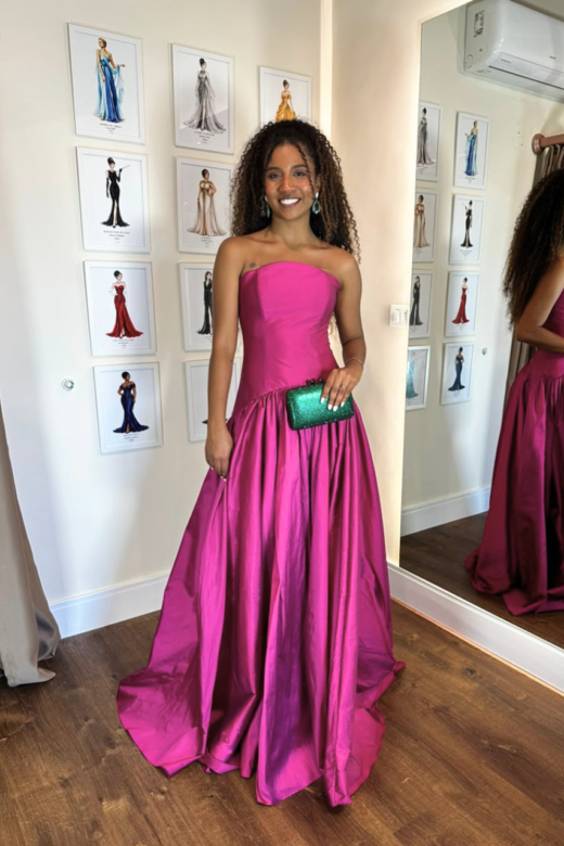 VESTIDO RAFAELA FÚCSIA