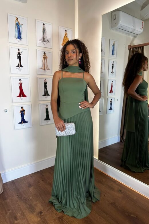 VESTIDO PERSA OLIVA