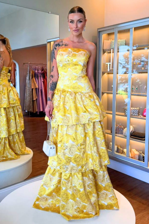 VESTIDO AMÁBILE AMARELO (3 EM 1)