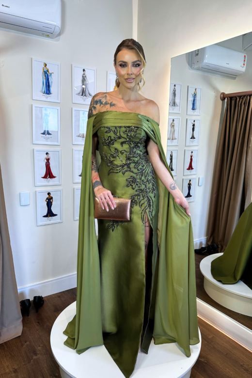 VESTIDO CORINA OLIVA