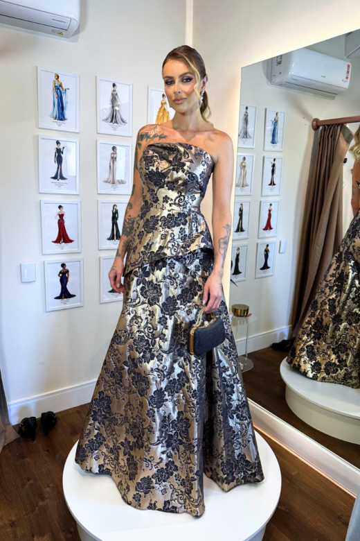VESTIDO KIARA DOURADO